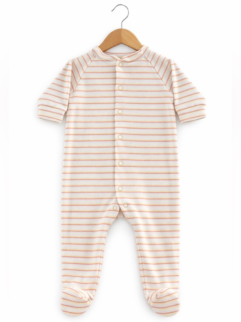 5/$15 Baby's Own Striped Footies Pajamas